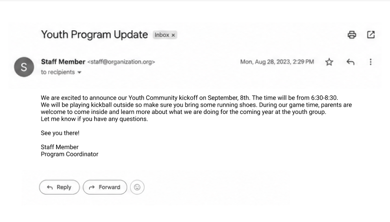 Example of inconsistent stakeholder communication prior to implementation of structured communication systems and leadership coordination processes.