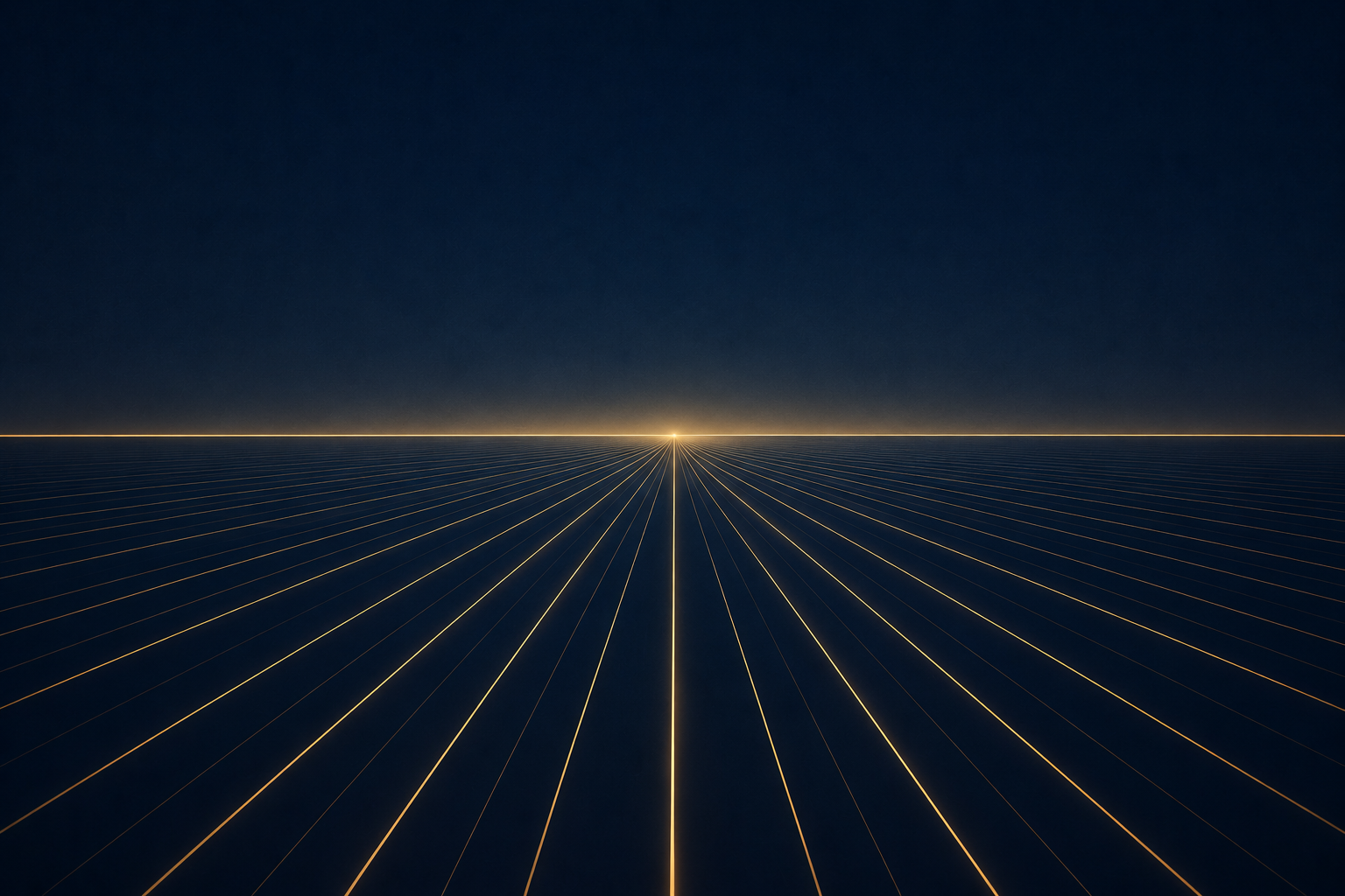 Converging lines leading to a single focal point, representing high-stakes alignment and unified direction